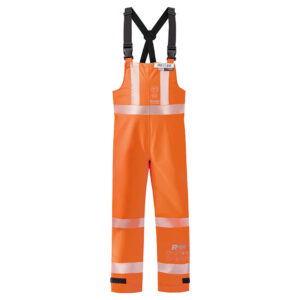 Orange GORE-TEX Chemical Bib Overall  With US Reflective Markings