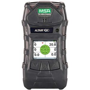 MSA Altair 5X Multi-Gas Detector: Carbon Monoxide/Hydrogen Sulfide/LEL/Oxygen, 3 Sensors, Rechargeable Lithium 10116924